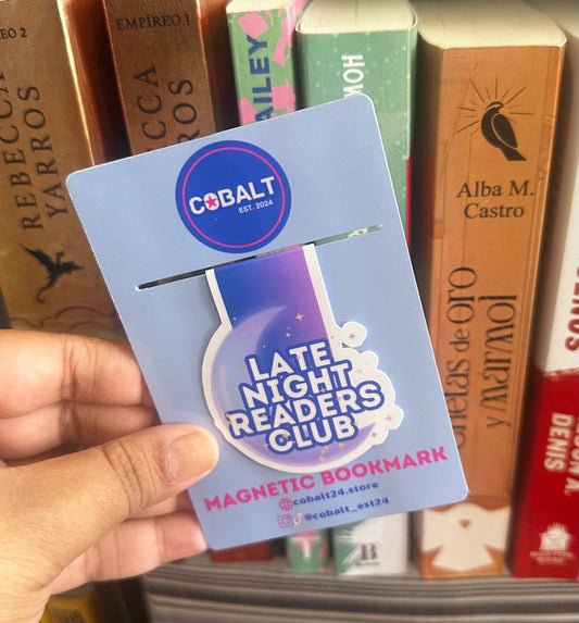 Late Night Readers Club Magnetic Bookmark