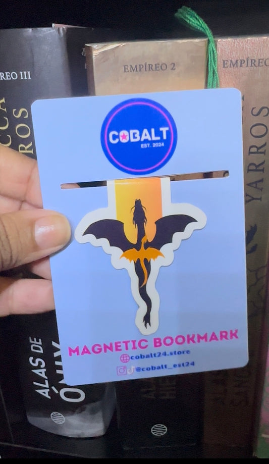 Fourth Wings Dragons Magnetic Bookmark