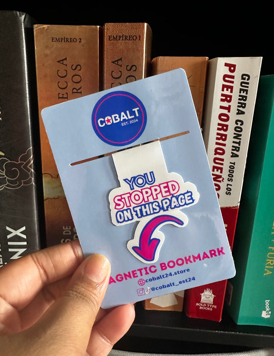 You Stopped At This Page Magnetic Bookmark